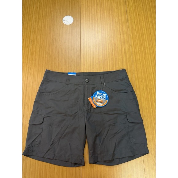 Columbia Pants - Columbia Cloverdale Women's 14 8L Nylon Cargo Shorts Gray XL0104